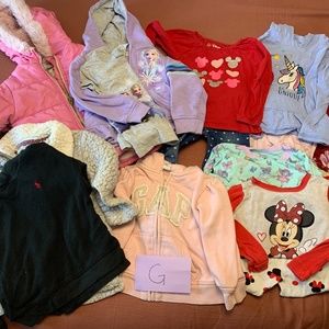Toddler Bundle 3T - 4T Gap, Disney, Old Navy, OshKosh, Polo